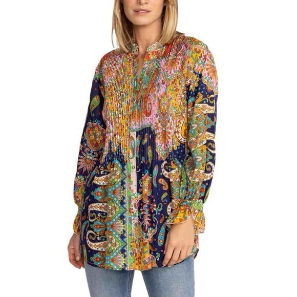 Johnny Was BRAEMAR KITA TUNIC Small - Picture 4 of 10